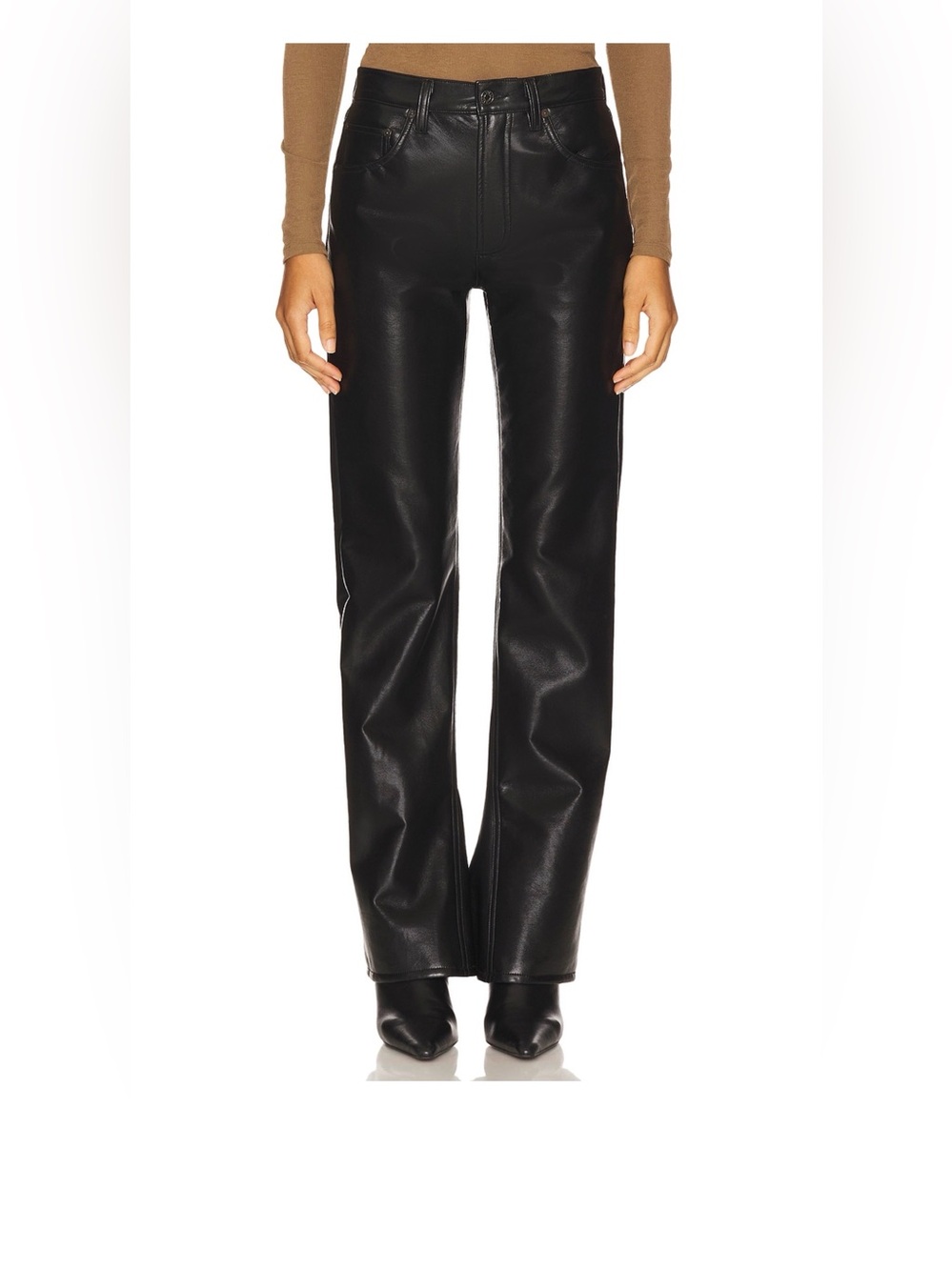 AGOLDE Leather Pants